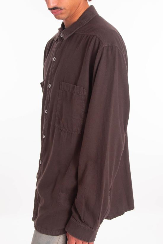 25FW 다크쉐도우 긴팔 셔츠 DU02E7299 CFL 78 Brown - DRKSHDW