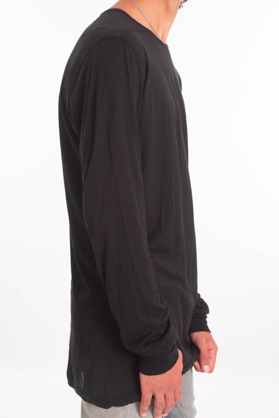 25FW 다크쉐도우 긴팔 티셔츠 DU02E7260 BH 09 Black - DRKSHDW