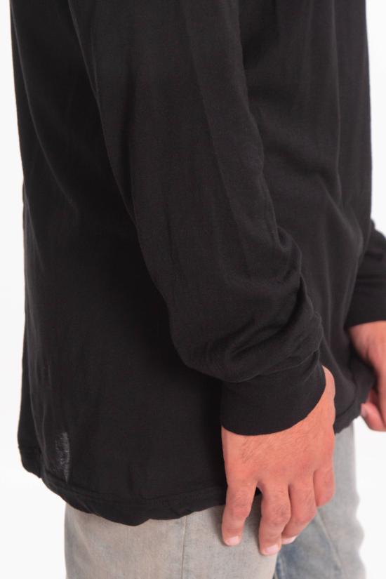 25FW 다크쉐도우 긴팔 티셔츠 DU02E7260 BH 09 Black - DRKSHDW