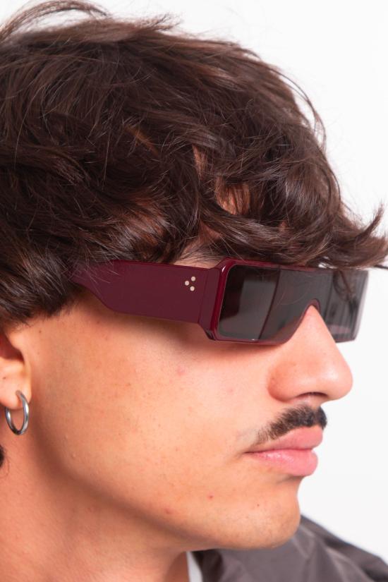 25FW 릭 오웬스 안경 RG0000008 GMGNB FW25 1409 Burgundy - RICK OWENS