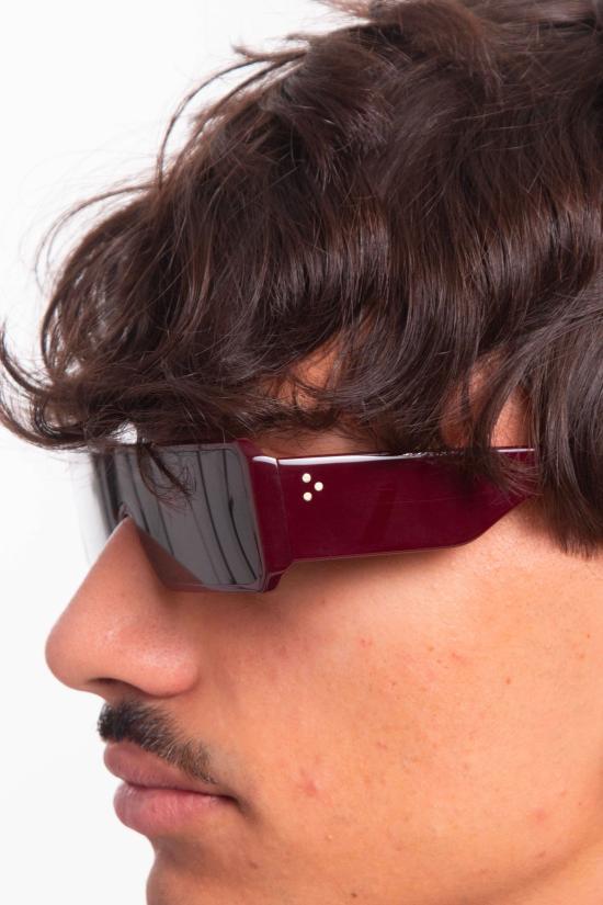 25FW 릭 오웬스 안경 RG0000008 GMGNB FW25 1409 Burgundy - RICK OWENS