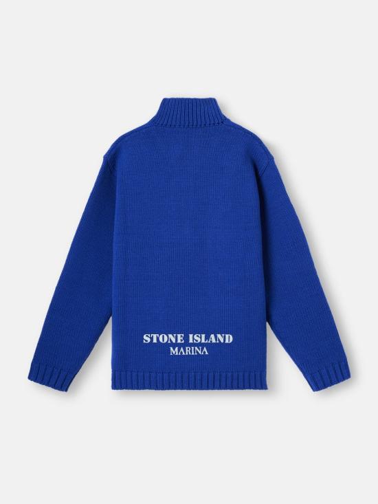 25FW 스톤 아일랜드 스웨터 5100028S00XDV0022 Blue - STONE ISLAND