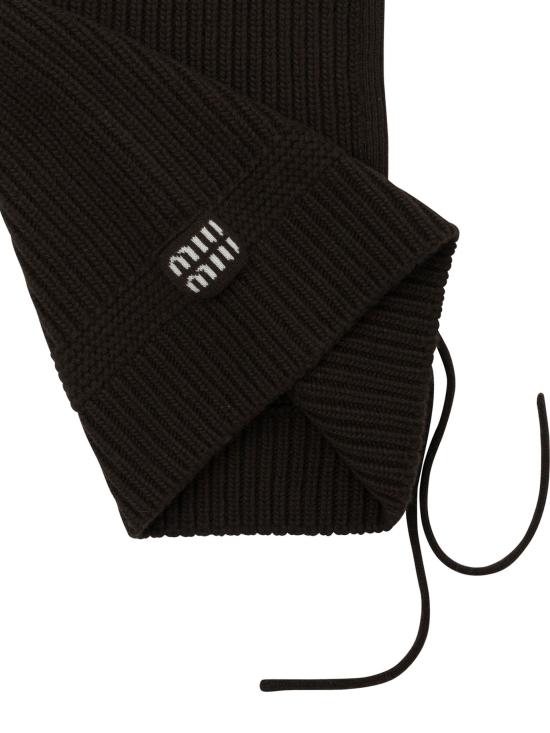 25FW 미우미우 바라클라바 5HC2702F8SF0003 Brown - MIU MIU
