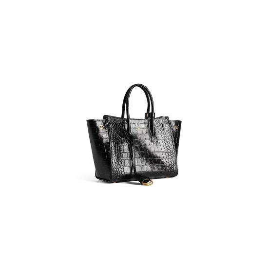 25FW 발렌시아가 HAMPTON 햄튼 미니 캐리올백 8133622AB051000 Black - BALENCIAGA