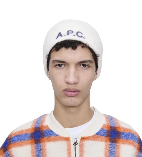 25FW 아페쎄 이어플랩 캡 WVBDKM25085AAD ECRU DOM - A.P.C.