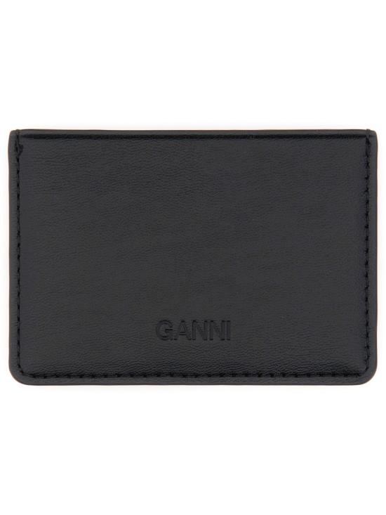 25FW 가니 명함지갑 A6769099 BLACK DOM - GANNI