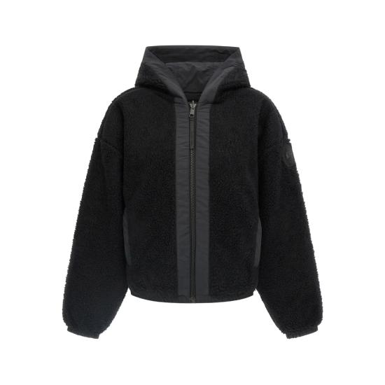 25FW 캐나다구스 여성용 알버니 리버시블 플리스 봄버  7068W9381 BLACK DOM - CANADA GOOSE