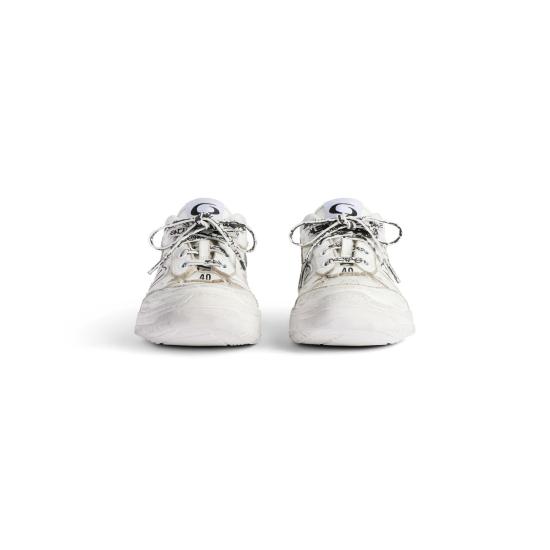 25FW 발렌시아가 햄튼스 미디움 원 아웃 스니커즈 841763WCURS 9000 WHITE - BALENCIAGA