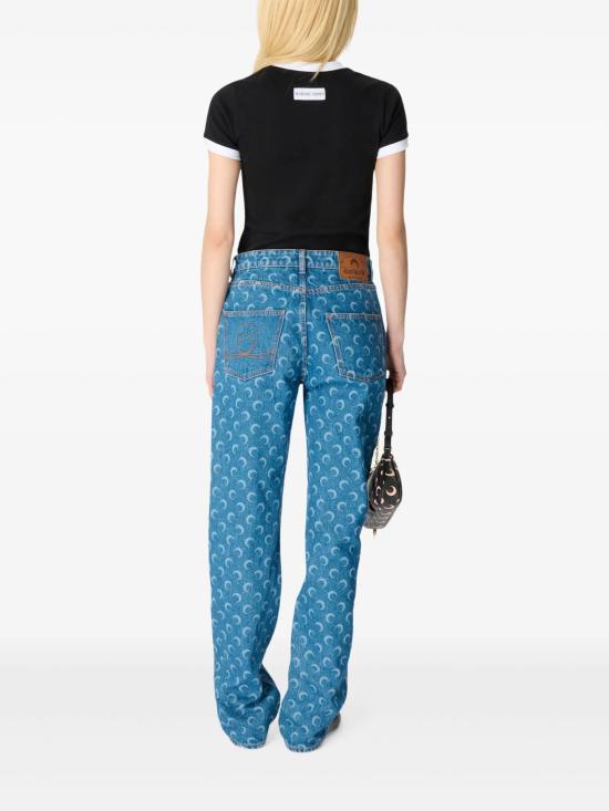 25FW 마린세르 스트레이트 팬츠 WPA128BCDEN0002BL05 BLUE - MARINE SERRE