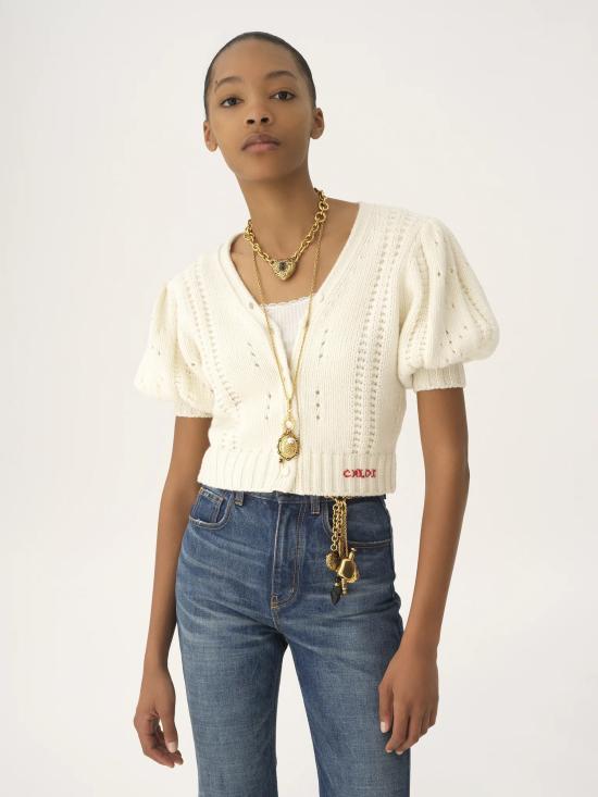 25FW 끌로에 스웨터 CH25WMC05590107 WHITE - CHLOE