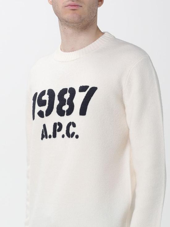 25FW 아페쎄 스웨터 WVBDKH23444AAD ECRU DOM - A.P.C.
