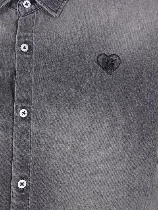 25FW 패밀리퍼스트 밀라노 긴팔 셔츠 SHS2504 BLACK - FAMILY FIRST MILANO