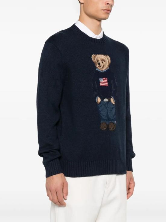 25FW 폴로 랄프로렌 스웨터 710946137001 BEAR BLUE - POLO RALPH LAUREN