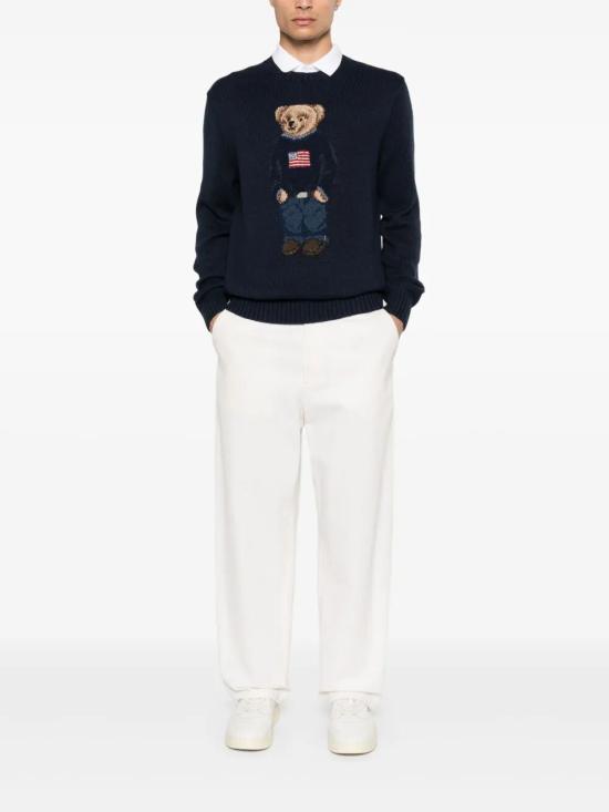 25FW 폴로 랄프로렌 스웨터 710946137001 BEAR BLUE - POLO RALPH LAUREN