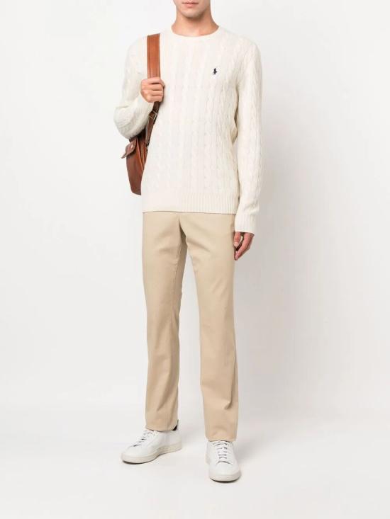 25FW 폴로 랄프로렌 스웨터 710876762010 ANDOVER WHITE - POLO RALPH LAUREN
