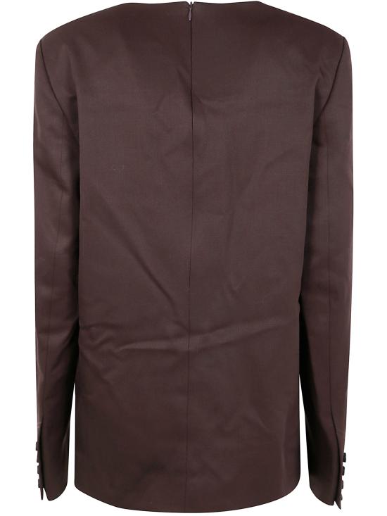 25FW 엔타이어 스튜디오 반팔 티셔츠 ESWW251037TB BROWN - ENTIRE STUDIOS