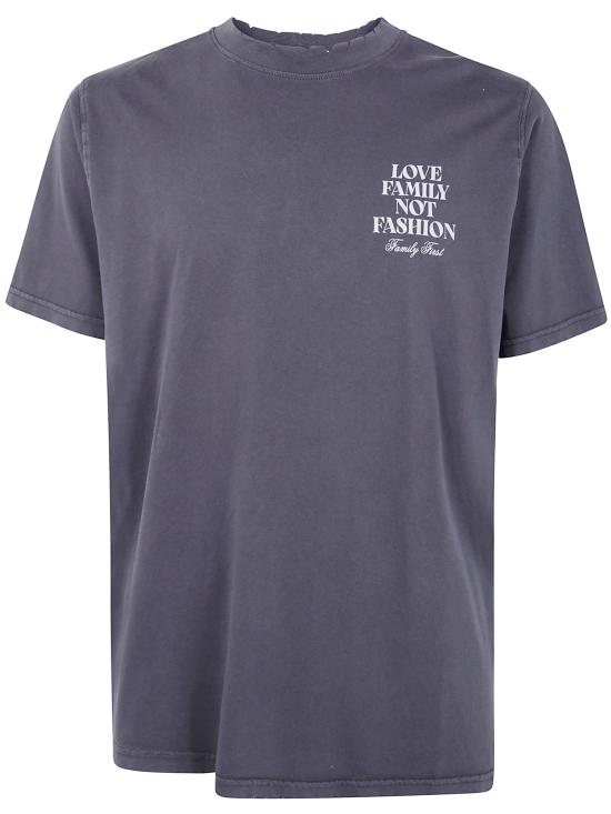 25FW 패밀리퍼스트 밀라노 반팔 티셔츠 TF2504 BLACK - FAMILY FIRST MILANO