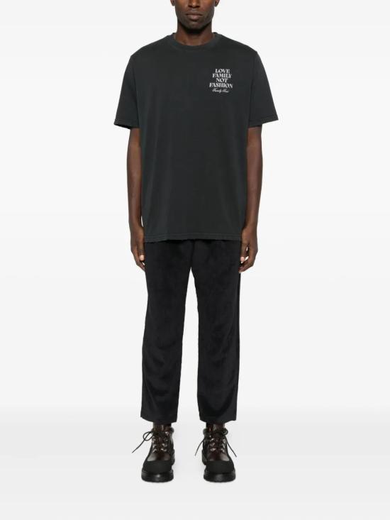 25FW 패밀리퍼스트 밀라노 반팔 티셔츠 TF2504 BLACK - FAMILY FIRST MILANO