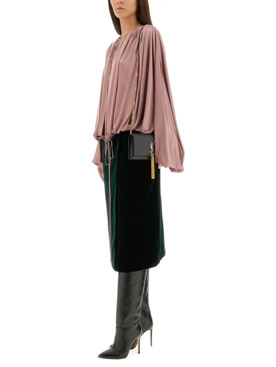  생로랑 반팔 티셔츠 820917 Y7F985284 PINK - SAINT LAURENT