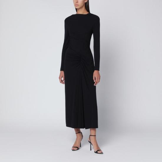 25FW 조나단 심카이 미디 원피스 1251136JVI BLK BLACK