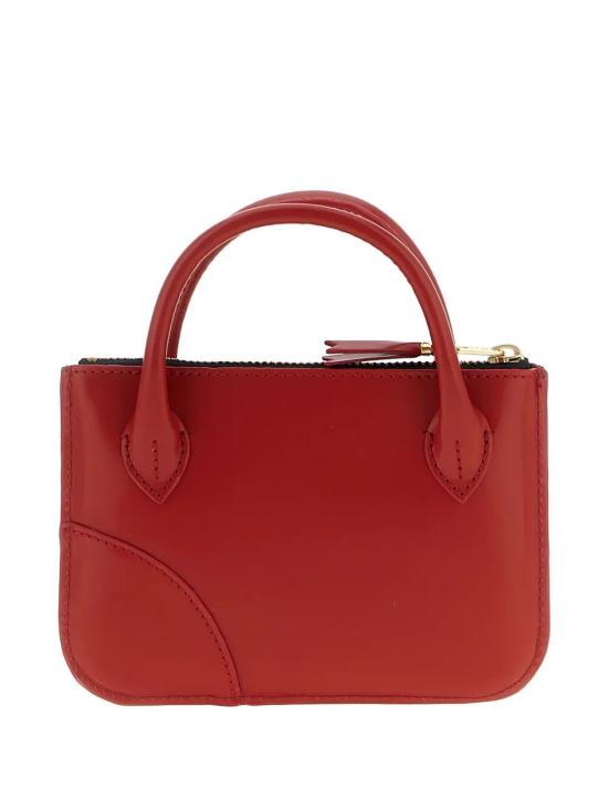 25FW 꼼데가르송 클래식 레더 라인 파우치 토트백 SA8100HA RED - COMME DES GARCONS