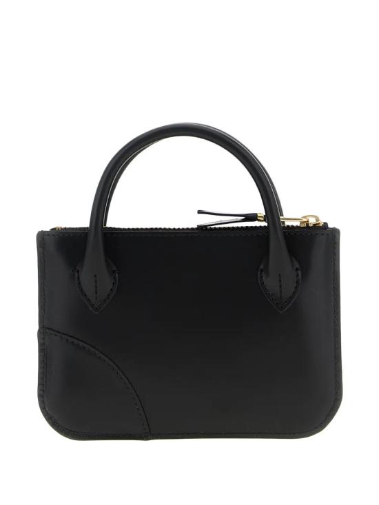 25FW 꼼데가르송 클래식 레더 라인 파우치 토트백 SA8100HA BLACK - COMME DES GARCONS