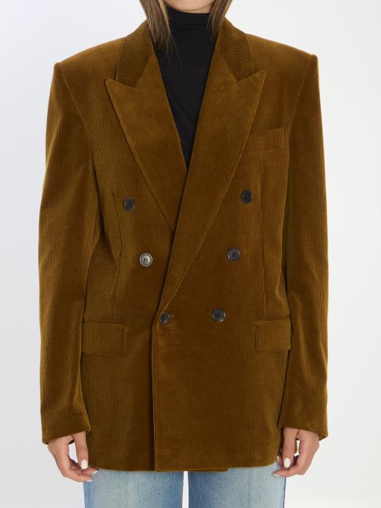 25FW 생로랑 수트 자켓 837047Y107T 2121 BROWN