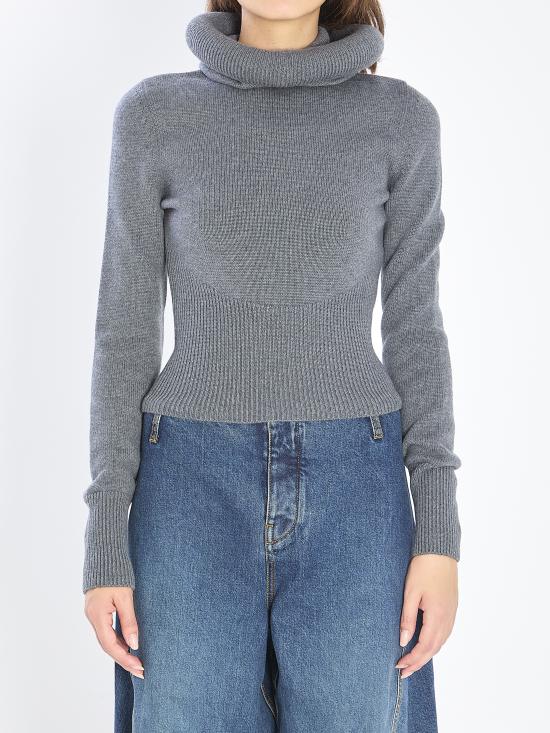 25FW 알라이아 터틀넥 AA9G0071K133B 821 GREY