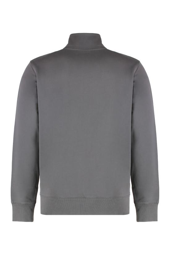 25FW 메종키츠네 폭스 헤드 지퍼 레귤러 스웨트셔츠 PM02134KM0340PM02134KM0340P180P180 grey - MAISON KITSUNE