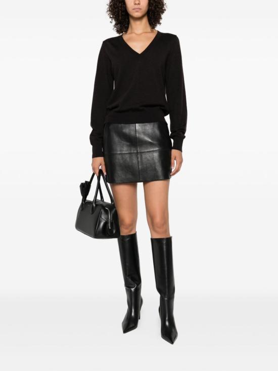 25FW 파로쉬 숏 스커트 D630603SMACIOCK25W013 black - PAROSH