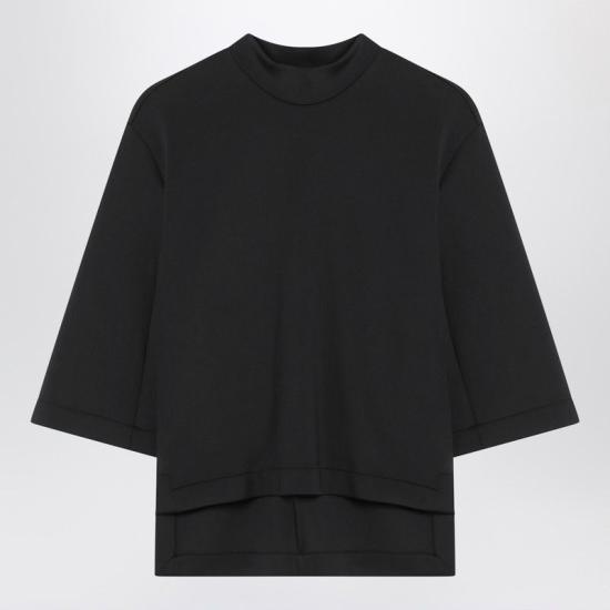 25FW 몽클레어 몽클레르 x EE72 바이 에드워드 에니풀 네오프렌 티셔츠  8C0000289A8K 999 BLACK