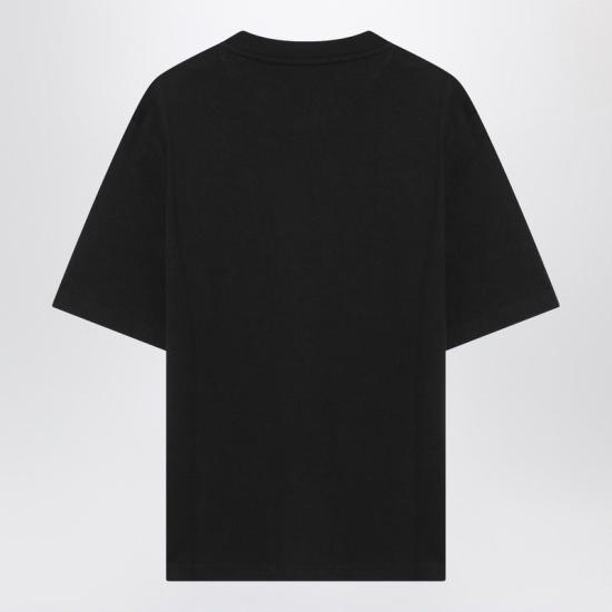 25FW 몽클레어 몽클레르 x EE72 바이 에드워드 에니풀 코튼 티셔츠 8C0000189AUG 999 BLACK - MONCLER