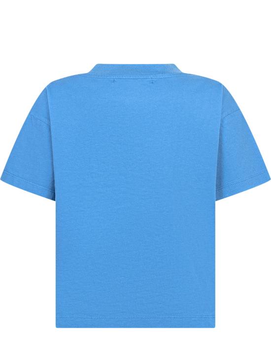 25FW [키즈] 보보쇼즈 티셔츠 B225AC003 AZZURRO - BOBO CHOSES