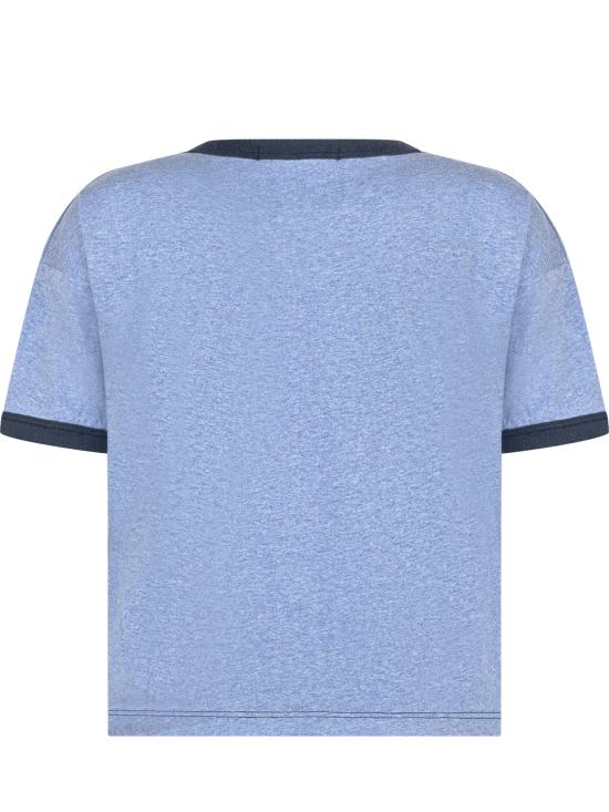 25FW [키즈] 보보쇼즈 티셔츠 B225AC001 BLU CHIARO - BOBO CHOSES