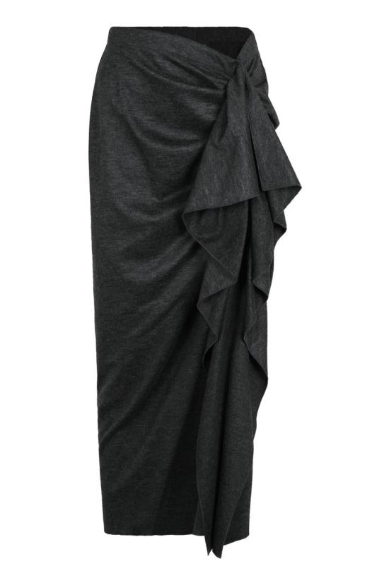 25FW 파비아나 필리피 롱 스커트 GND225F801D910 8070 GREY