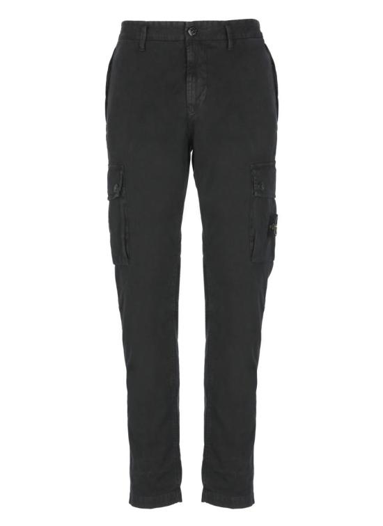 25FW 스톤 아일랜드 슬림 핏 카고 팬츠 K2S15 3100034S00L1V0129 Black
