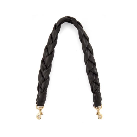  클레어 브이 클레어 V. 브레이디드 가죽 숄더 스트랩