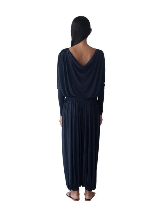  벨 안나 블라우스 사이프러스 탑 네이비 - BELLE ANNA