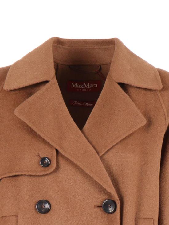 25FW 막스마라 스튜디오 코트 2526086041600 058 NOCCIOLA 242091 BROWN - MAX MARA STUDIO