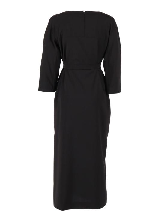 25FW 위켄드막스마라 롱 원피스 2525226012600 002 NERO 241952 Black - WEEKEND MAX MARA