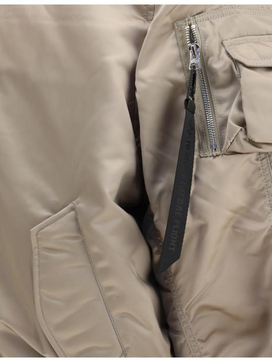 25FW 알파 봄버 자켓 146115UVNEWMA1 319355 BROWN - ALPHA