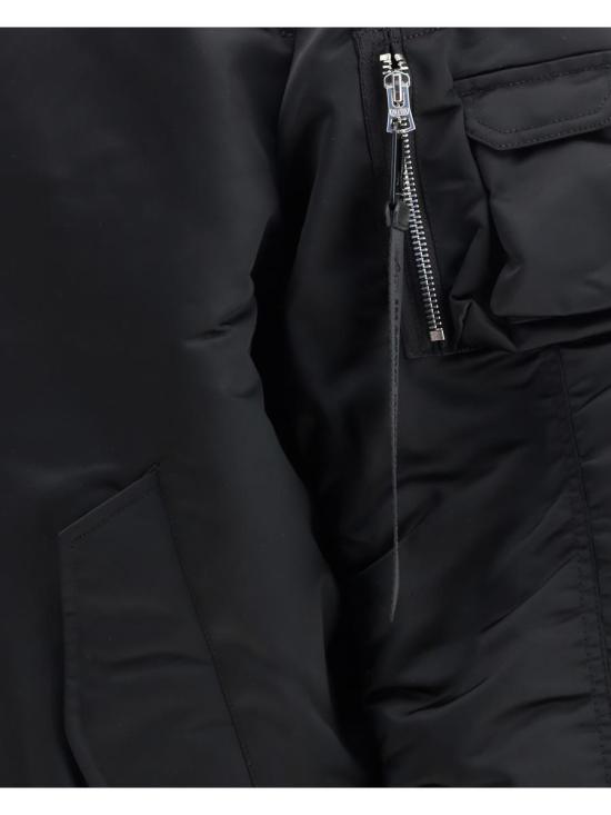 25FW 알파 봄버 자켓 146115UVNEWMA1 319353 Black - ALPHA