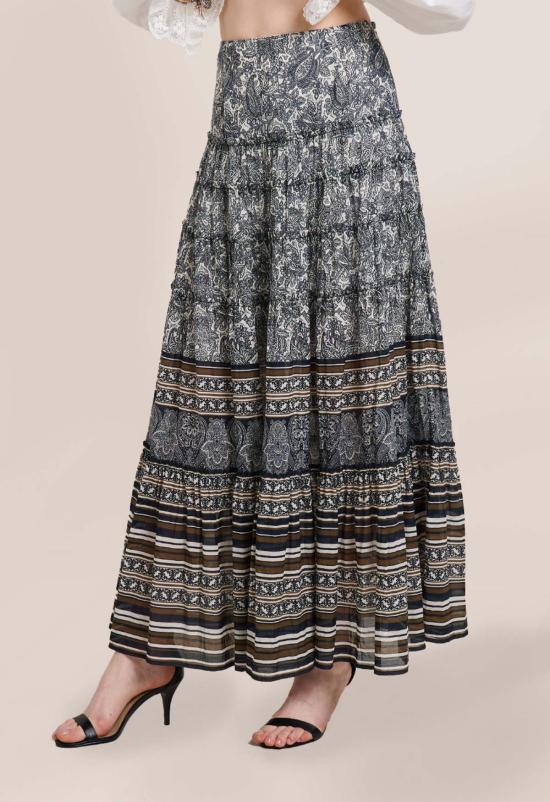  스칼렛 파피스 롱 스커트 스칼렛 포피스 드리프트 맥시 스커트 - SCARLETT POPPIES