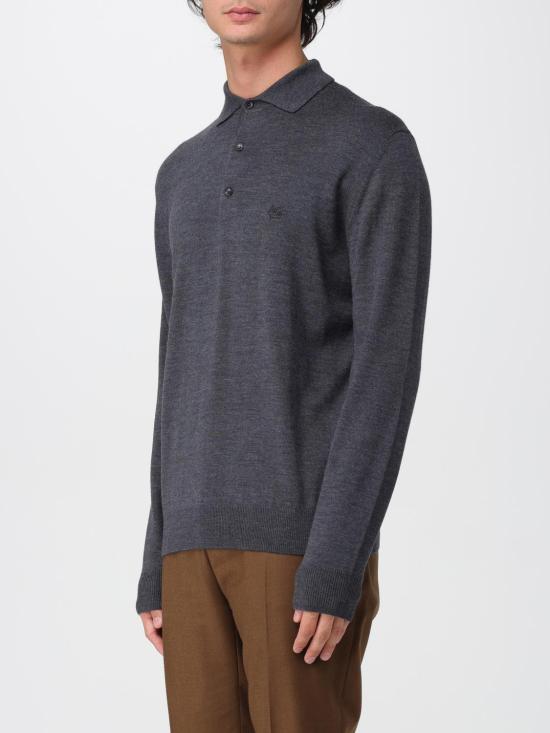 25FW 에트로 폴로 티셔츠 MRKF0028AL291 N0542 Grey - ETRO