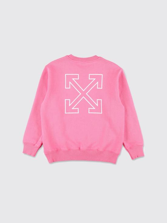 25FW [키즈] 오프화이트 풀오버 OGBA001F25FLE005 3201 Fuchsia - OFF WHITE