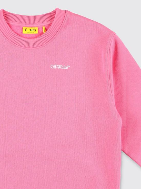 25FW [키즈] 오프화이트 풀오버 OGBA001F25FLE005 3201 Fuchsia - OFF WHITE