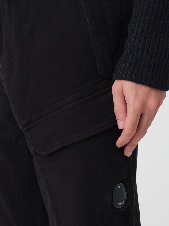 25FW 씨피 컴퍼니 몰스킨 스트레치 카고 팬츠  19CMPA234A110482G 999 Black - C.P. COMPANY