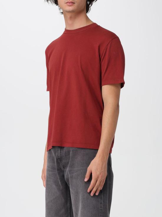 25FW 아워레가시 반팔 티셔츠 M4256BB BURNT BRIC Red - OUR LEGACY