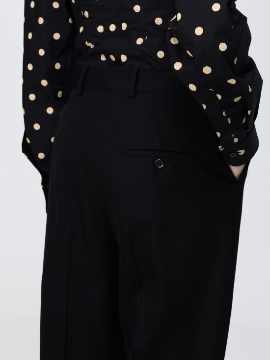 25FW 모스키노 스트레이트 팬츠 03035437 0555 Black - MOSCHINO