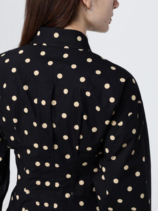 25FW 모스키노 셔츠 02135455 3555 Black - MOSCHINO